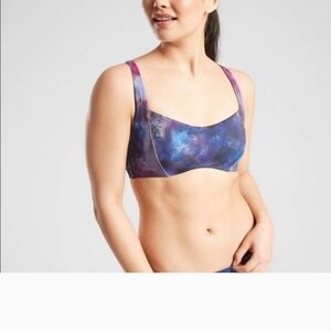 Shop Athleta's Supernova Entwined Bikini Top: Women's Tie-Dye Sports Bra